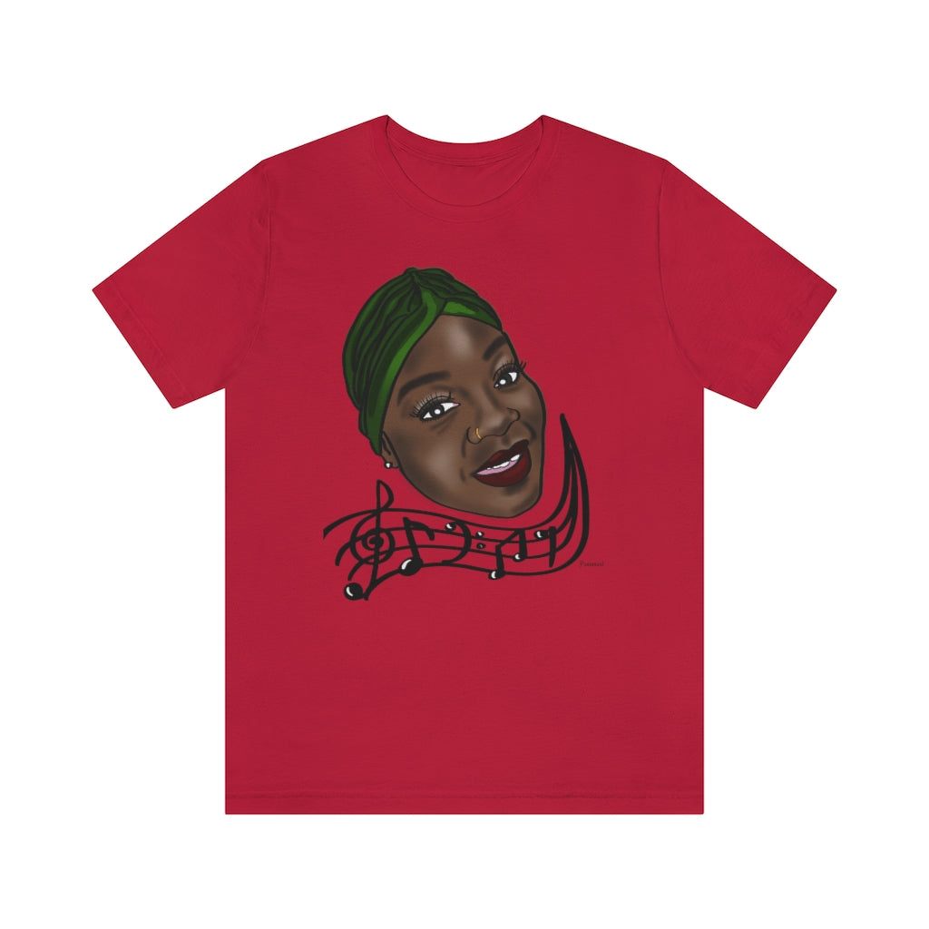 Color Cartoon Jersey Short Sleeve Tee