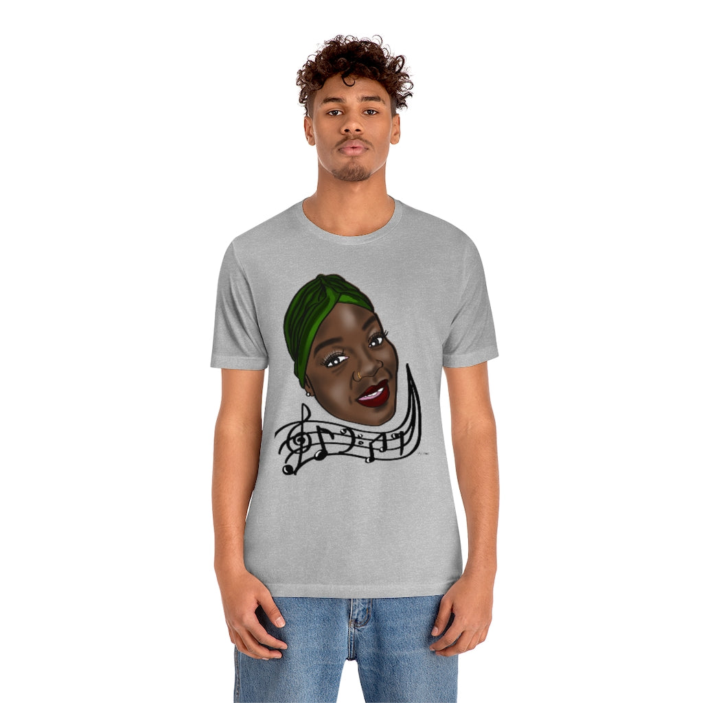 Color Cartoon Jersey Short Sleeve Tee