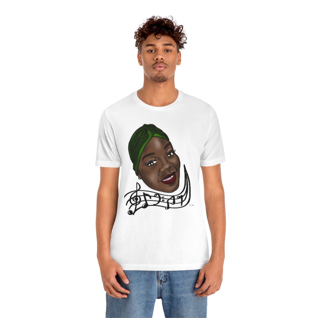 Color Cartoon Jersey Short Sleeve Tee