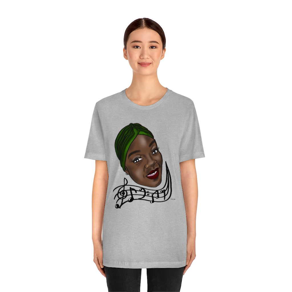 Color Cartoon Jersey Short Sleeve Tee
