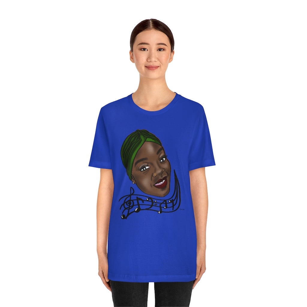 Color Cartoon Jersey Short Sleeve Tee