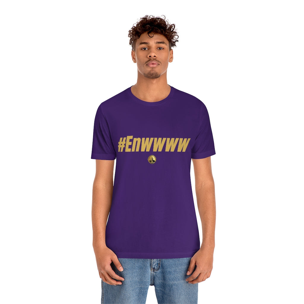#ENWWWW (GOLD) Unisex Jersey Short Sleeve Tee