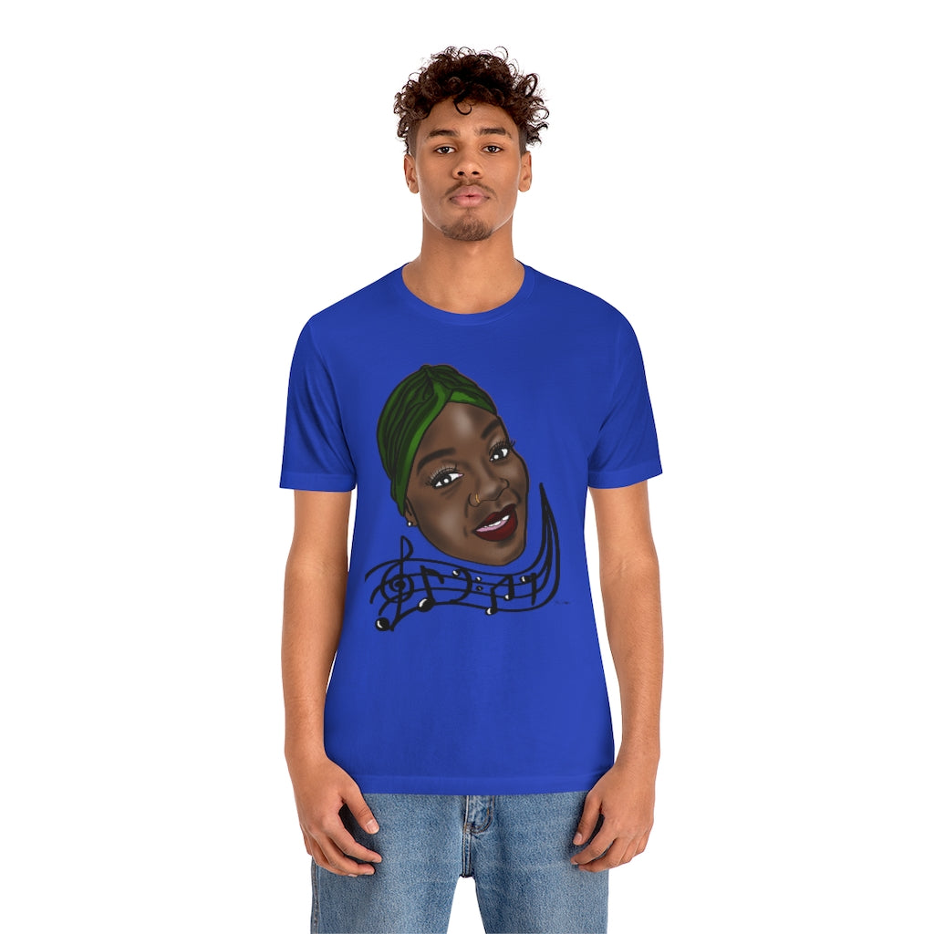 Color Cartoon Jersey Short Sleeve Tee