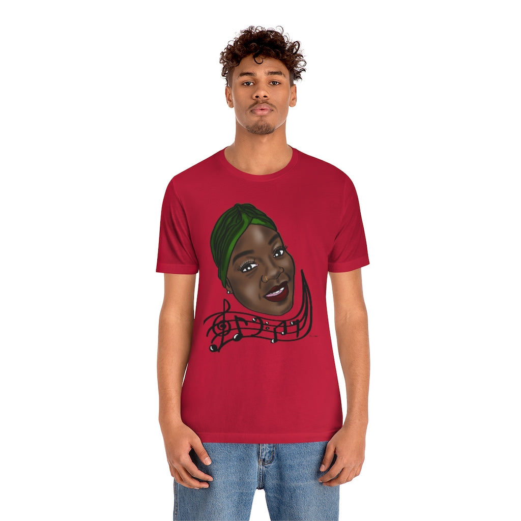 Color Cartoon Jersey Short Sleeve Tee