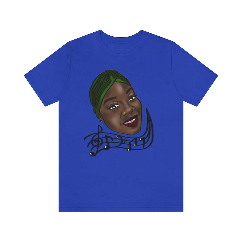 Color Cartoon Jersey Short Sleeve Tee
