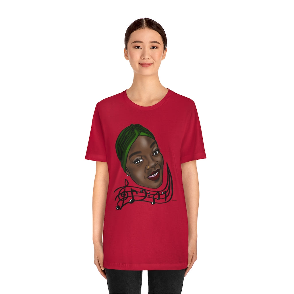 Color Cartoon Jersey Short Sleeve Tee