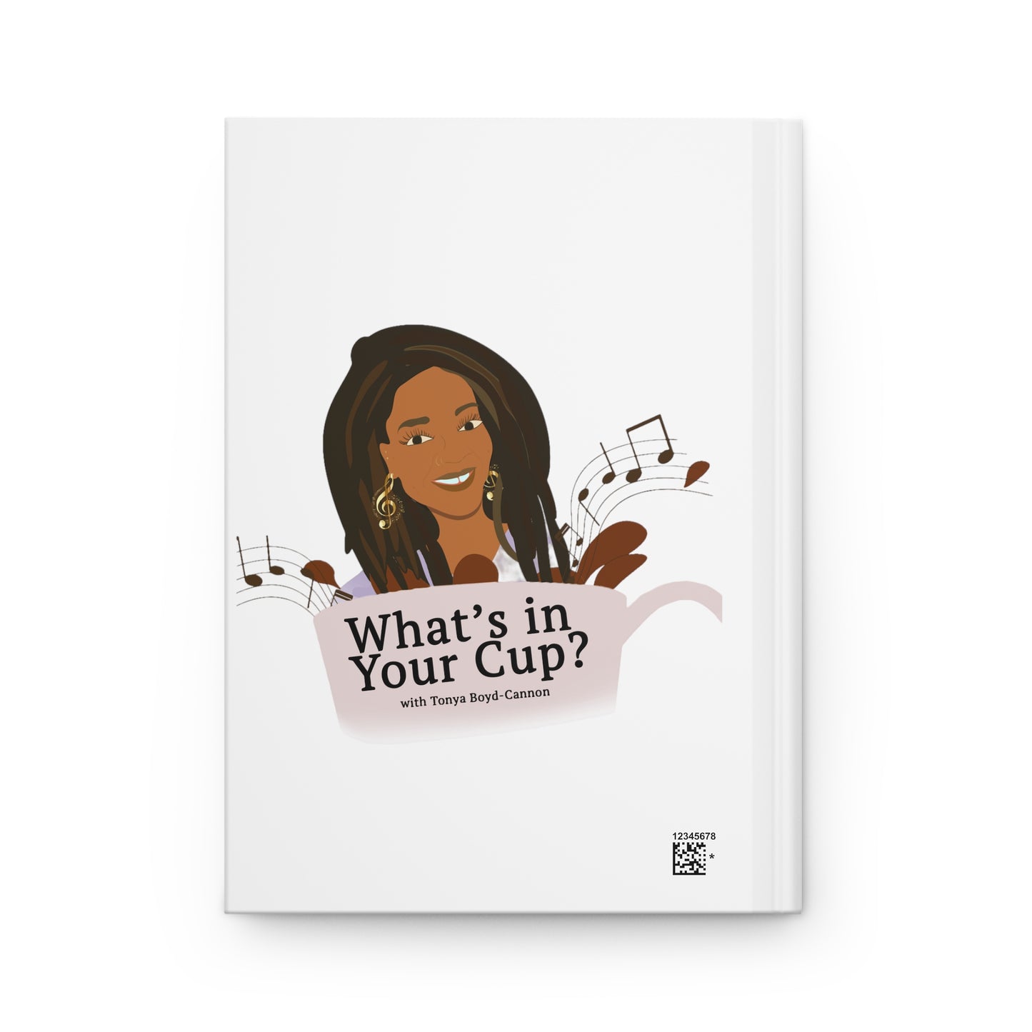 "What's In Your Cup?" Hardcover Journal Matte