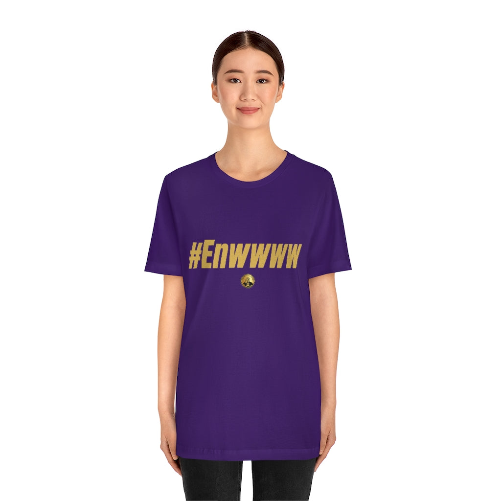 #ENWWWW (GOLD) Unisex Jersey Short Sleeve Tee